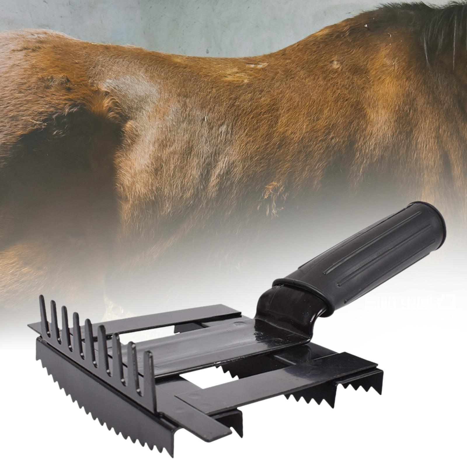 Grooming Kit Horse - Livestock Shedding Comb Portable Bull Hair