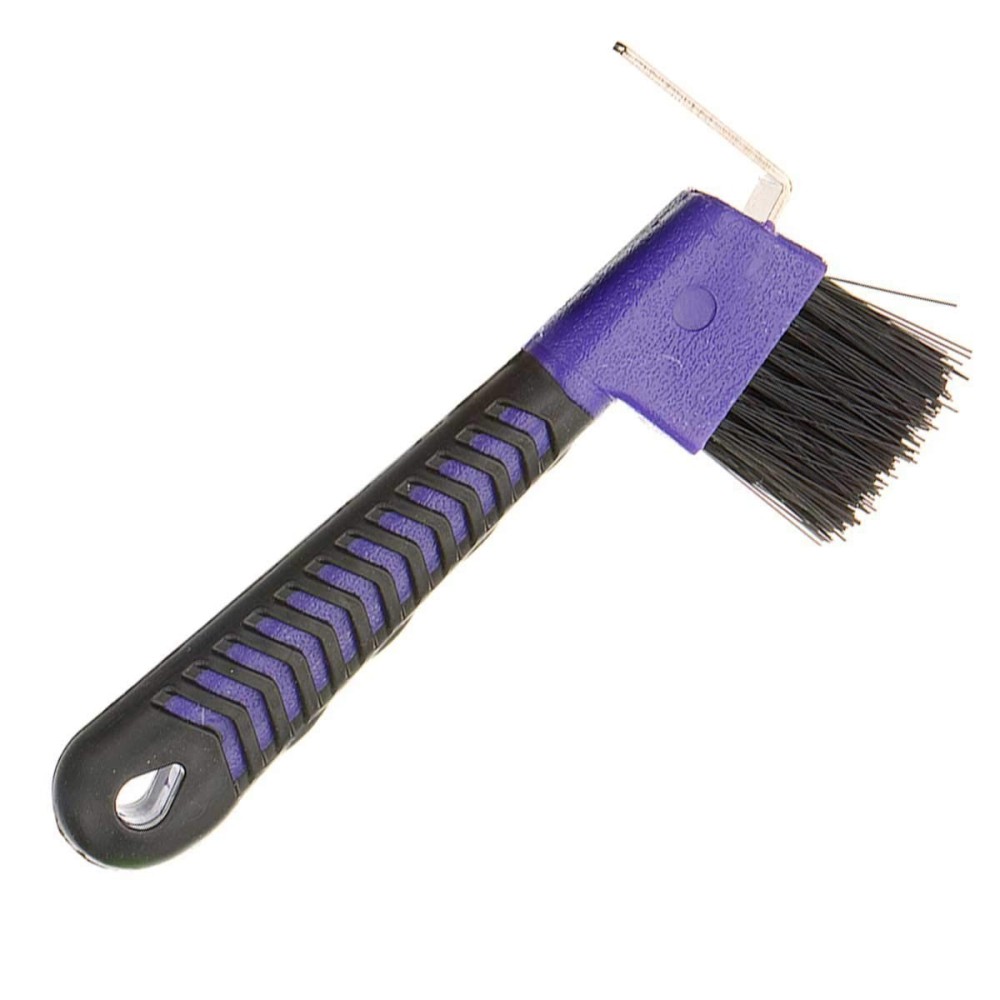 Grooming Kit Horse - Equestrian Hoof Pick Brush Nonslip Rubber
