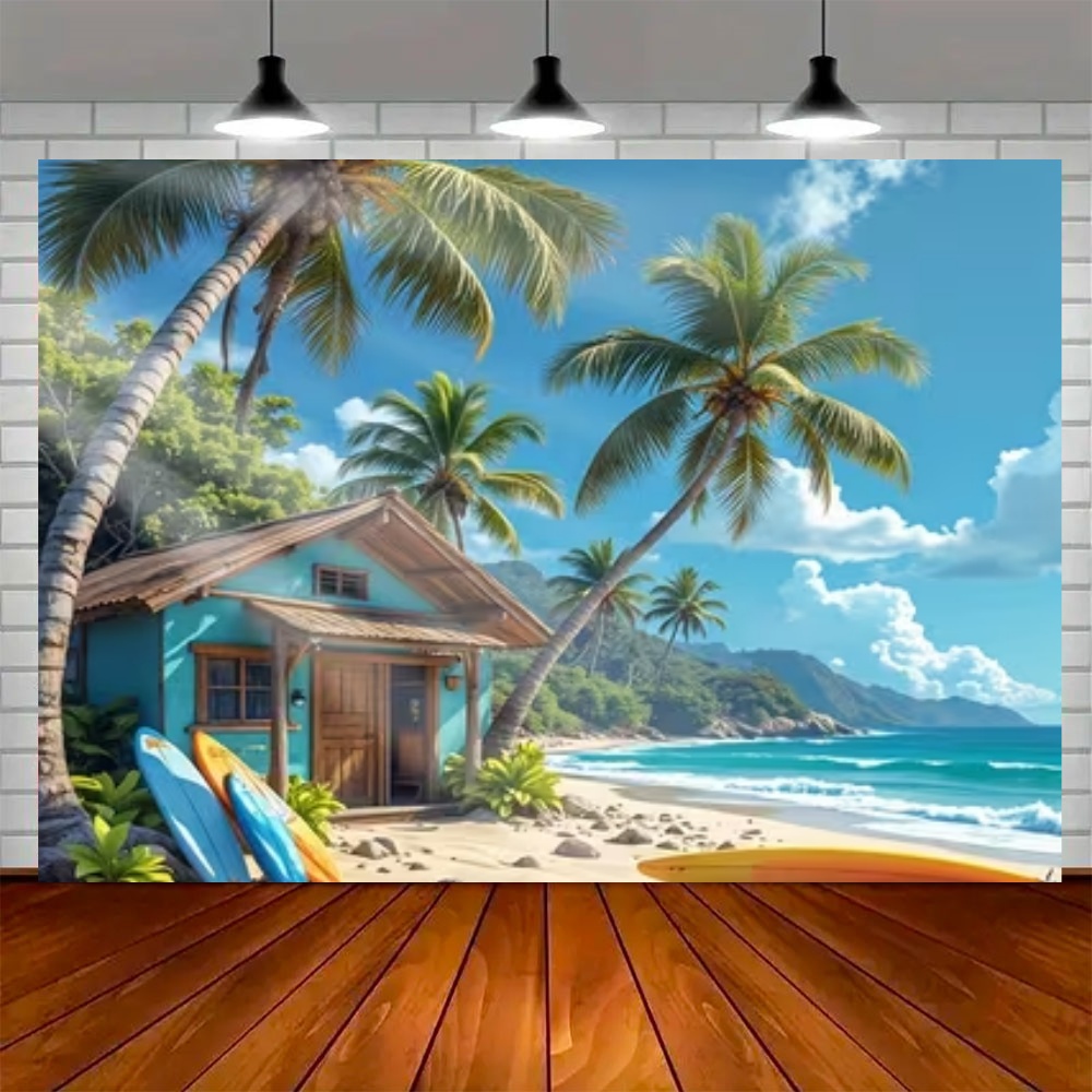 Summer Surfboard Theme Backdro - đánh giá và giá Outdoor Sport Background