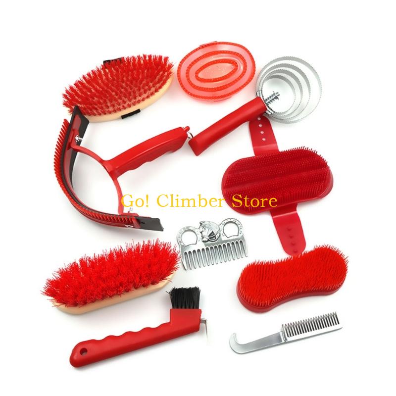 Bộ dụng cụ làm sạch ngựa Q84C  - đánh giá và giá Grooming Kit Horse