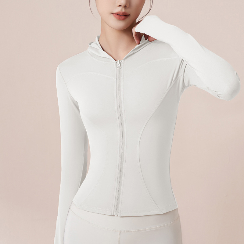 High Elastic Hoodie Yoga Jacke - đánh giá và giá Outdoor Sport Hoodie
