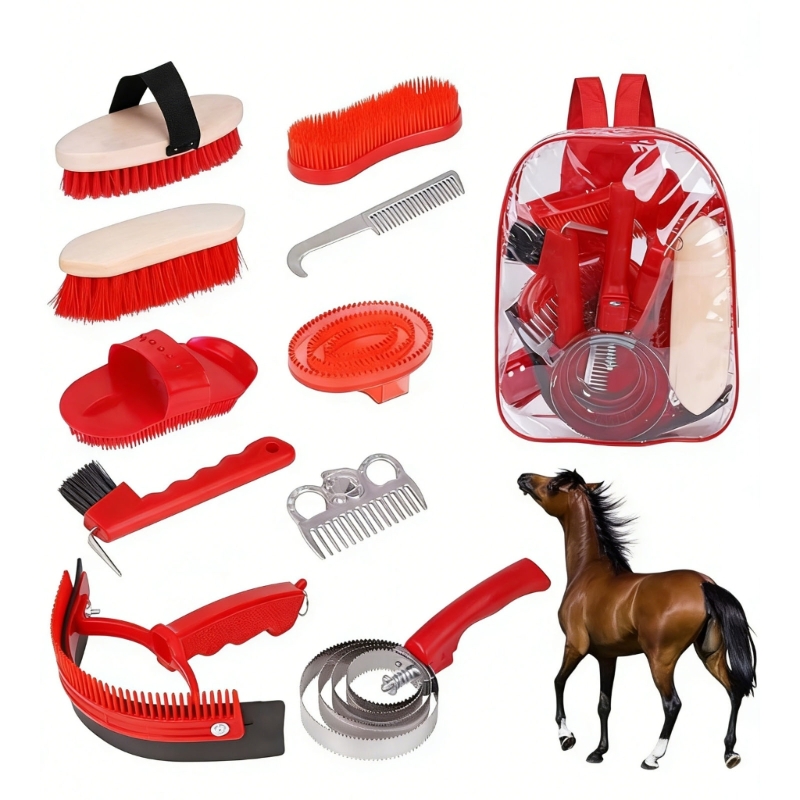 Chăm sóc ngựa chuyên nghiệp Cô - đánh giá và giá Grooming Kit Horse