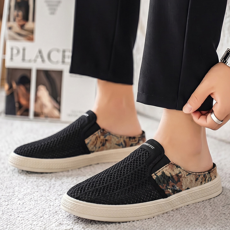 Summer men's perforated mesh s - đánh giá và giá Outdoor Sports Shoes