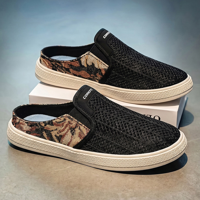 Summer men's perforated mesh s - đánh giá và giá Outdoor Sports Shoes