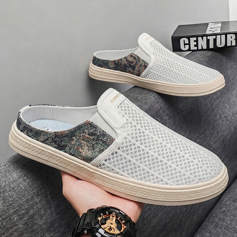 Summer men's perforated mesh s - đánh giá và giá Outdoor Sports Shoes