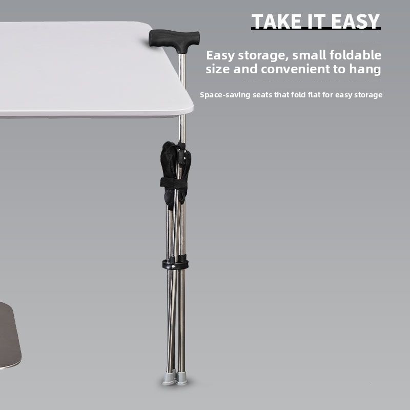 2-in-1 Folding Cane and Chair  - đánh giá và giá Outdoor Sport Chairs