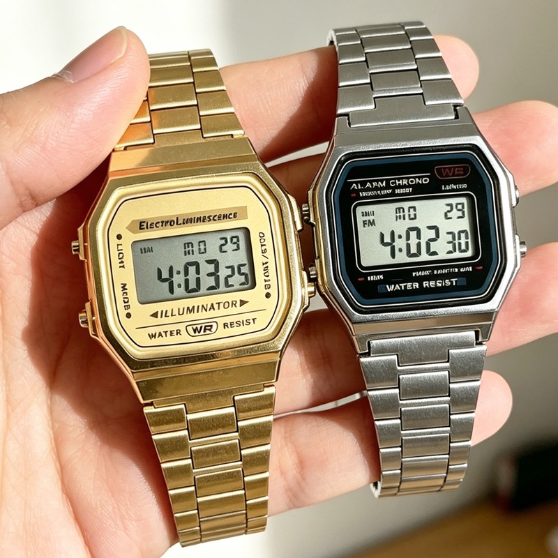 F91W Band Watch Waterproof Ret - đánh giá và giá Outdoor Sport Watch