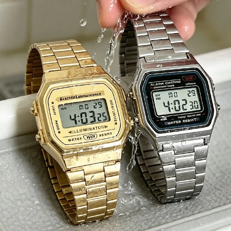 F91W Band Watch Waterproof Ret - đánh giá và giá Outdoor Sport Watch