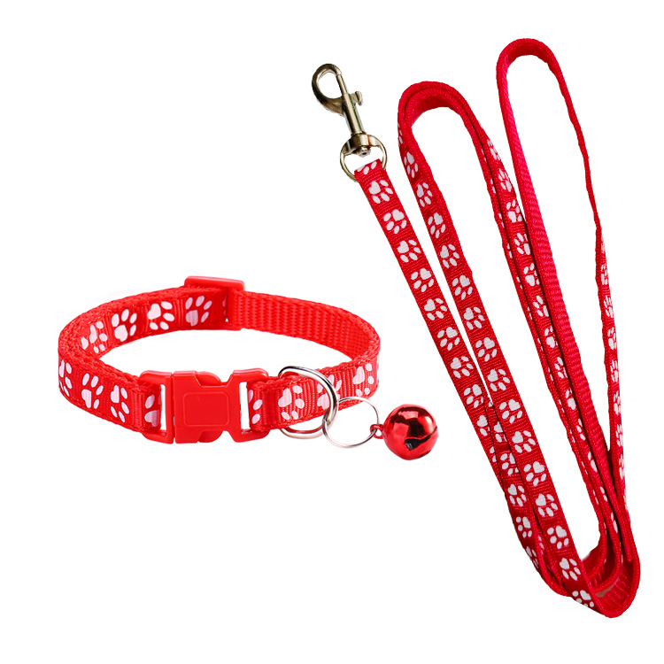 Dog Paw Print Pet Traction Rop - đánh giá và giá Headcollar Rope Set
