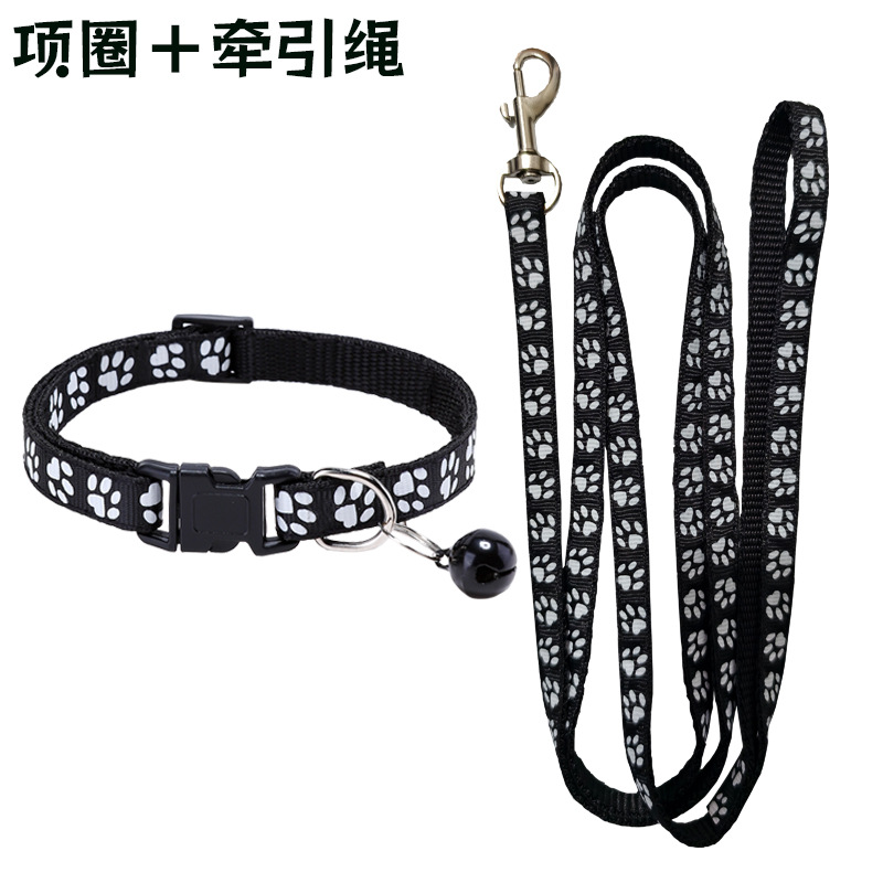 Dog Paw Print Pet Traction Rop - đánh giá và giá Headcollar Rope Set