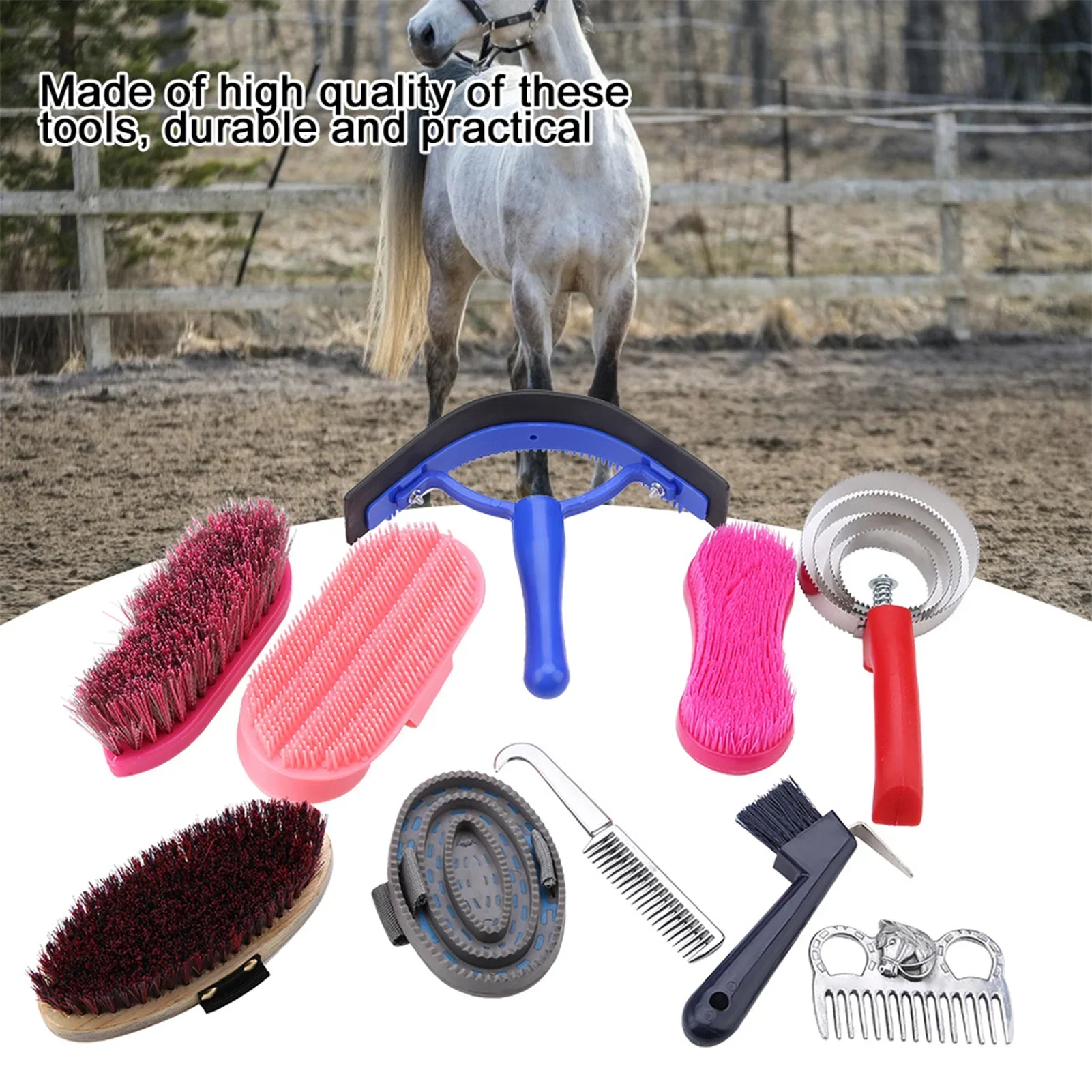 10Pcs Horse Grooming Care Kit  - đánh giá và giá Grooming Kit Horse